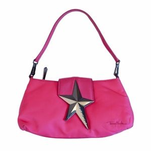 Thierry Mugler Hot pink Star Shoulder Bag